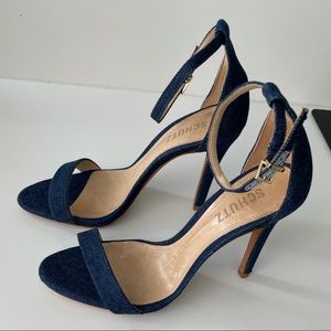 Schutz Denim Heel 36.5